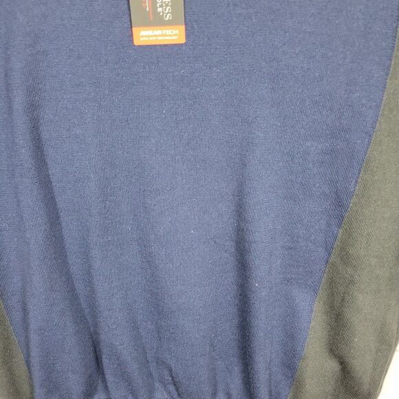 Kenneth Cole AWEAR-TECH Sweater Blue Green Long Sleeve Pullover Size XL Slim Fit - Picture 3 of 14